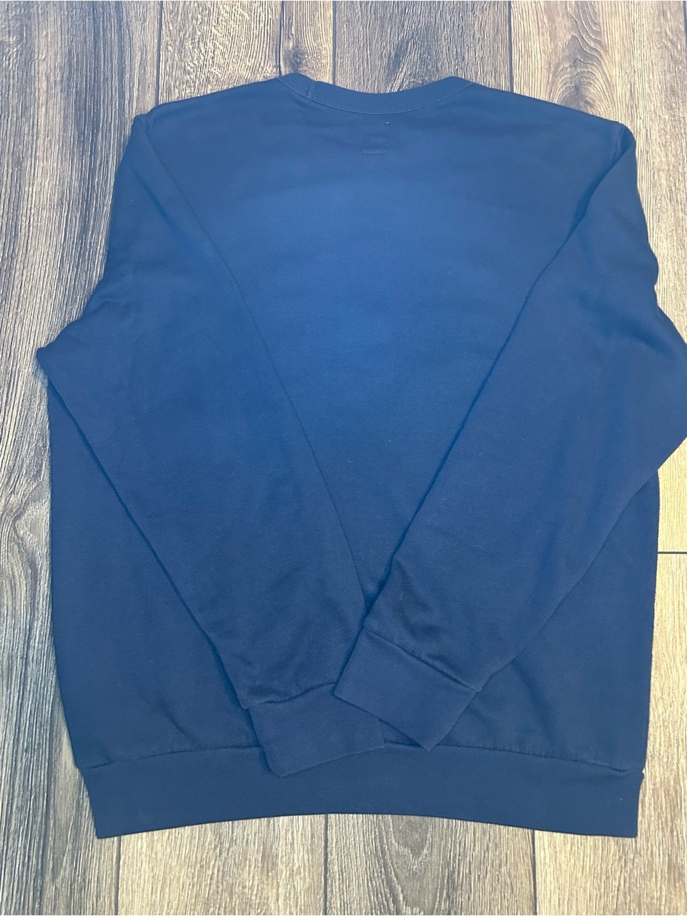 GAP Navy Logo Sweatshirt Large Classic Crewneck Cozy Casual - Picture 6 of 14